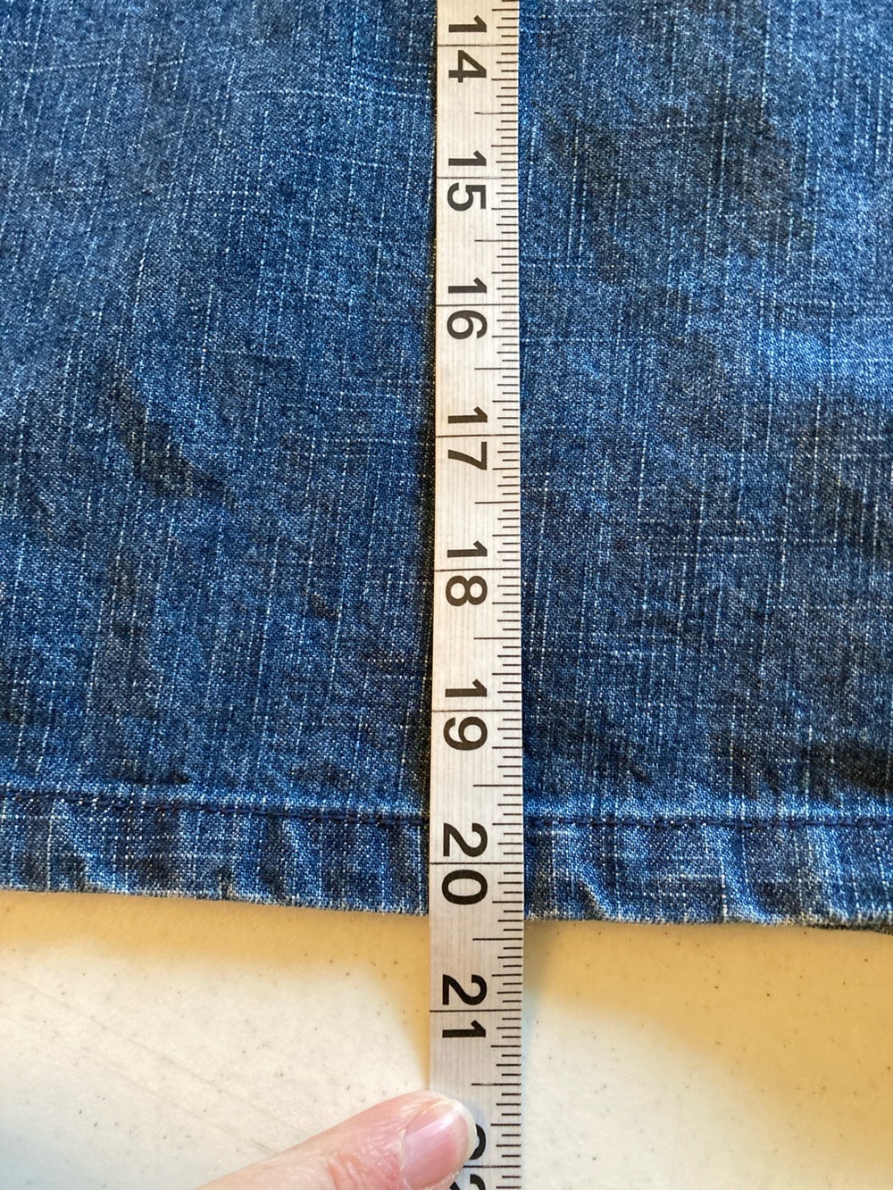 Carolina Blues Denim Mini Skirt with Belt - Picture 8 of 8